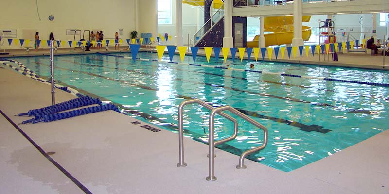 Photo courtesy Kenora.ca The pool deck at the Kenora Aquatics Centre in Kenora, Ont., has passes slip test.