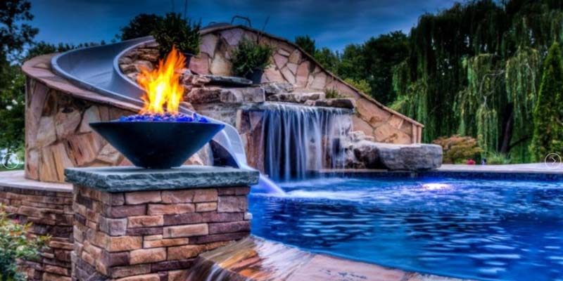 Photo courtesy Zodiac Pool Systems LLC Zodiac Pool Systems expands product portfolio with acquisition of Grand Effects and its water and fire feature product line.