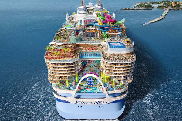 Luxury cruise ship to bring numerous recreational water features to sea