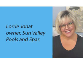 Day in the life of Lorrie Jonat, Sun Valley Pools and Spas