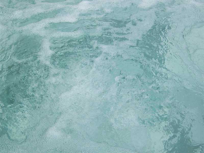Photo by Jason Cramp Hot tub water in need of treatment