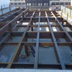 The Artistry apartment complex pool was built solely on I-beams for structural support.