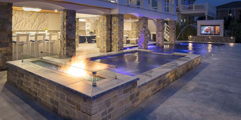 Photo courtesy Beechwood Landscape Architecture and Construction LLC Gold-award winning project by Beechwood Landscape Architecture and Construction in Southampton, NJ