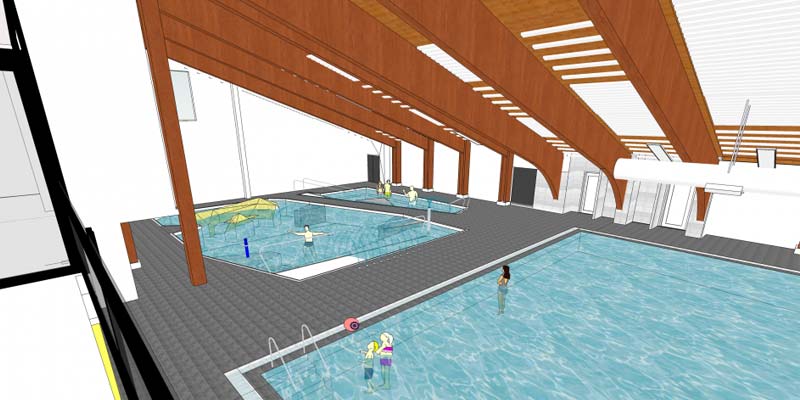 Photo courtesy City of Terrance Terrace & District Aquatic Centre illustration