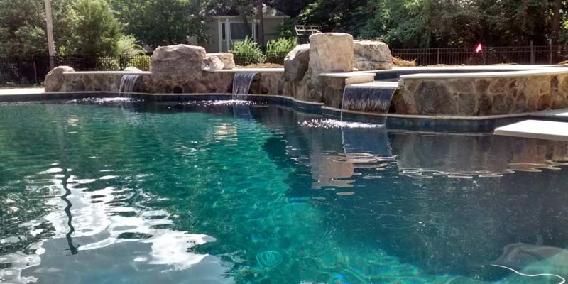 Photo courtesy Premier Pools & Spas, Charlotte Pool project by Premier Pools & Spas, Charlotte
