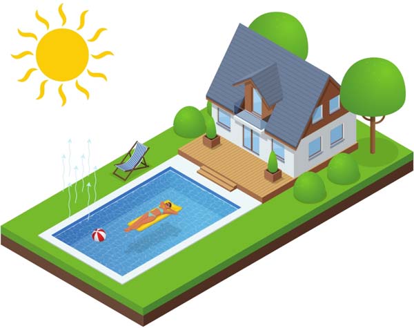 Photo ©Bigstock.com The strength of the radiation from the sun plays a vital role in evaporation.