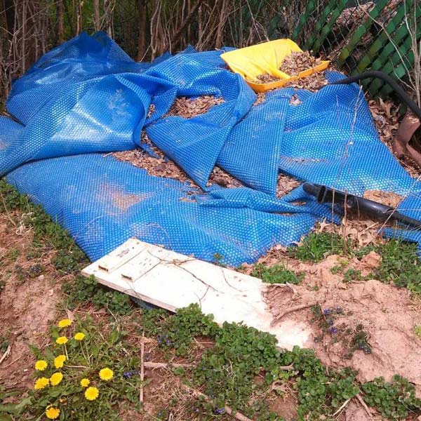 Photo courtesy NC Brands The biggest difference between a physical solar cover and a liquid product is the former does nothing if it is sitting bunched up in the homeowner’s backyard.