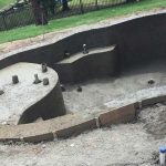 Building a pool with multiple entertainment centres