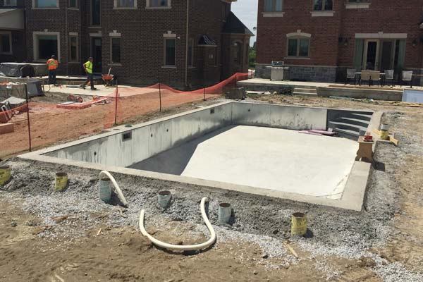 Installing a Fire and Water Feature Wall