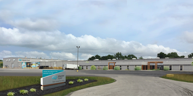 Photo courtesy Master Spas Master Spas, a hot tub manufacturer in Fort Wayne, Ind., has purchased a larger building that is expected to be fully operational by January 2019.