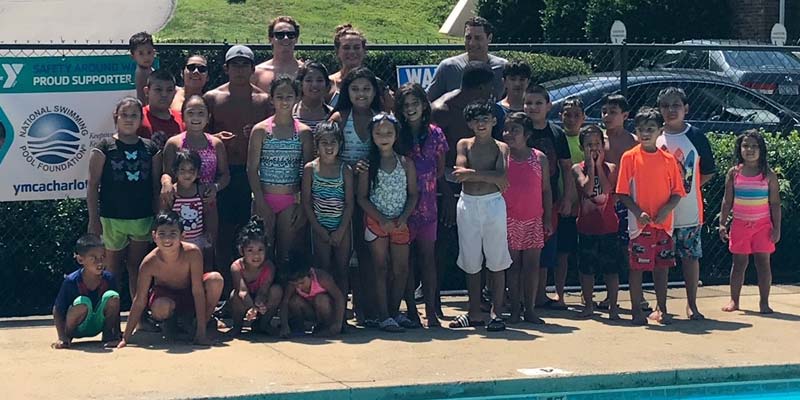 Photo courtesy National Swimming Pool Foundation (NSPF) The Step Into Swim (SIS) campaign raised more than $112,000 to fund programs that will help children learn to swim.