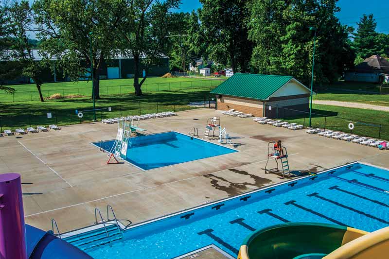 The facility also accommodates diving.