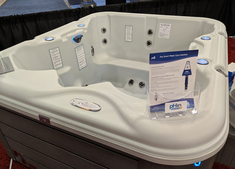 Photo by Jason Cramp ConnectedYard, a Hayward Industries company, partners with Nordic Hot Tubs to simplify hot tub maintenance.
