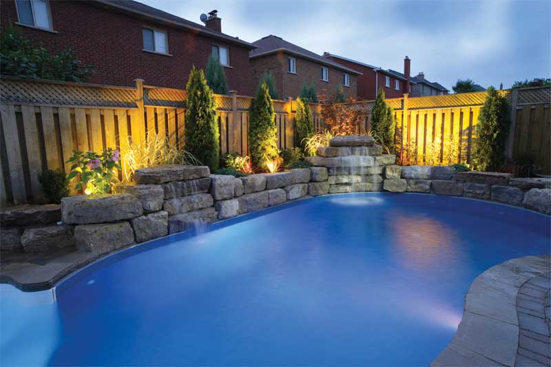 Photos courtesy Sinopé Technologies Smart web-programmable electrical load controllers can be connected to pool lights, waterfalls, pumps, heaters, outdoor lighting, and much more for remote access and control 24-7.