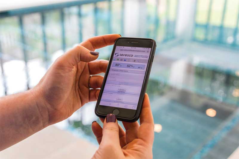 The homeowner’s smartphone app permits real-time log-in, as well as provides historical data from the command centre on more than 60 operating parameters.