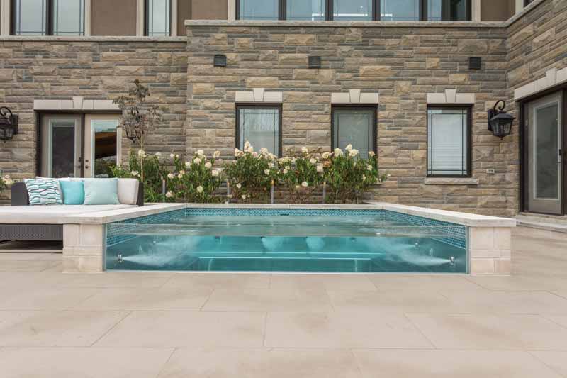 Photos courtesy Pure Stainless The precision and versatility of stainless steel enables greater design flexibility compared to other common pool construction materials.
