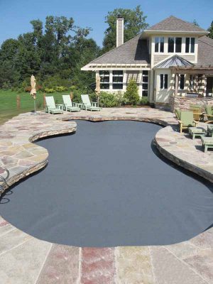 Photos courtesy Automatic Pool Covers Inc. Pool professionals should encourage customers who are contemplating an automatic cover to decide prior to the construction of their pool. Doing so will allow it to be installed under the coping with a hidden track.