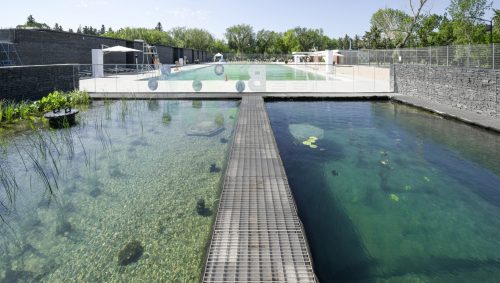 Photo courtesy City of Edmonton edmonton The natural swimming pool at Edmonton’s Borden Park has received an award in ‘Innovation’ from The Royal Architectural Institute of Canada.