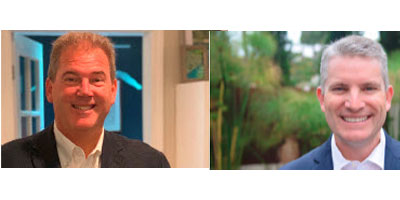 Photo courtesy Watershape Consulting Inc. Drakeley Pool Company and Watershape Consulting Inc., have announced the formation of Watershape University. William T. Drakeley (left) and David J. Peterson (right) are pictured.