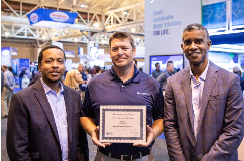 Photo courtesy Pentair Pentair has received the ‘Best New Product—Equipment Pad’ award at this year’s International Pool | Spa | Patio (PSP) Expo.