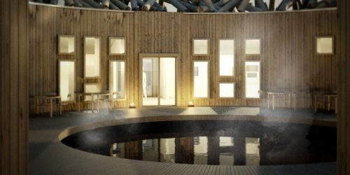 Photo courtesy Arctic Bath AB A free-floating hotel—Arctic Bath—has opened in Lapland, Sweden.