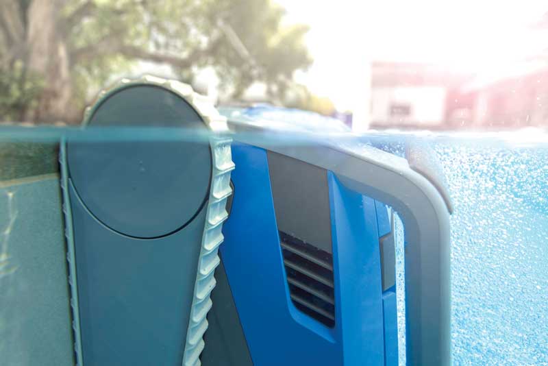 Photos courtesy Maytronics Some robotic cleaners are even equipped with technology to calculate the optimal cleaning pattern and operation time to ensure maximum pool coverage.