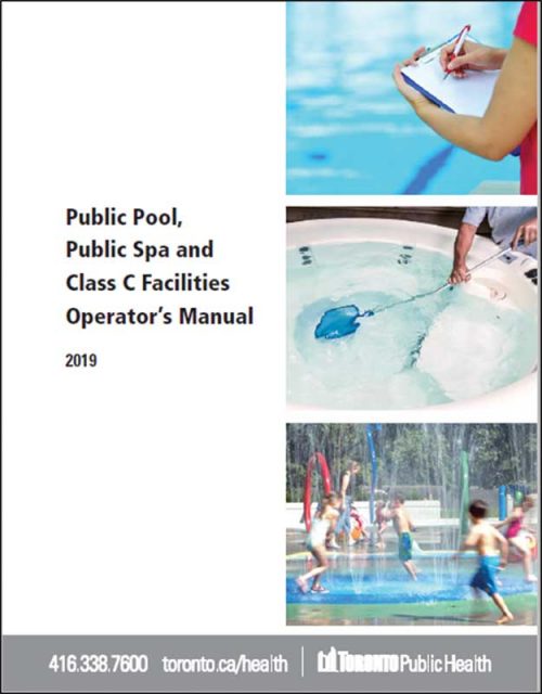 This is an example of the materials developed for pool operators in the Toronto Public Health’s Public Pool, Public Spa, and Class C Facility Operator’s Manual.
