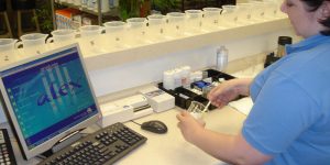 Photo courtesy RB Pool & Spa RB Pool & Spa software now offers the capability to integrate with water testing to provide an enhanced customer service experience in retail stores.
