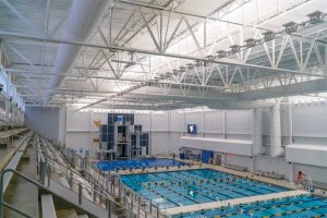 Photo courtesy FabricAir Indoor pools are challenging environments for design engineers, especially when considering the indoor air quality (IAQ) and the longevity of exposed metal components