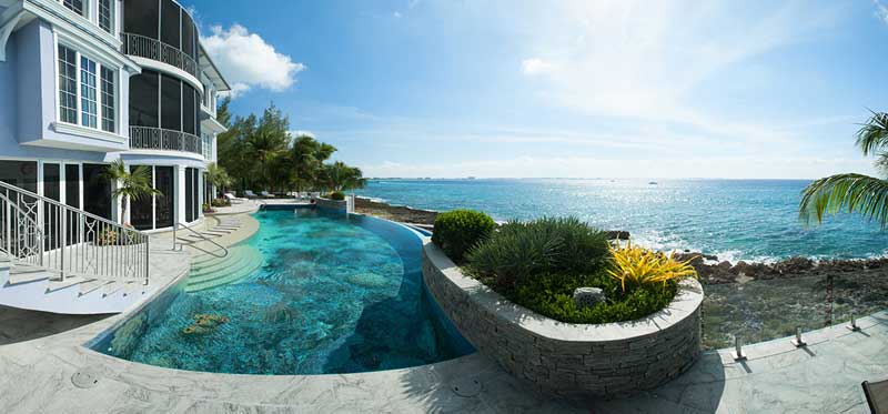 Photo courtesy Artaic Current pool designs are not only being conceived to fit within existing landscapes, but are also being designed to mirror the attributes of their surroundings, from the colour to how the pool’s very shape is used to emulate movement.