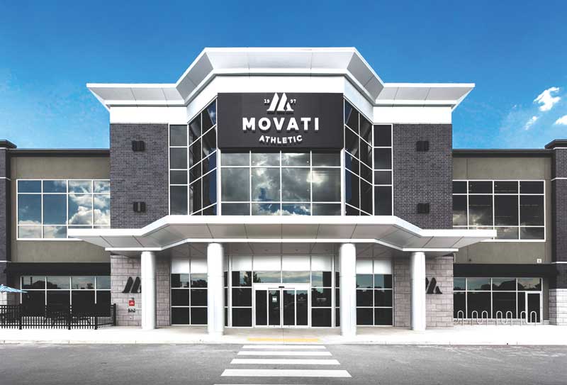 Photo courtesy Movati Athletic Clubs Movati Athletic Clubs are a Canadian chain of high-end athletic clubs with 17 locations in Canada and an 18th venue opening soon in Edmonton, Alta.