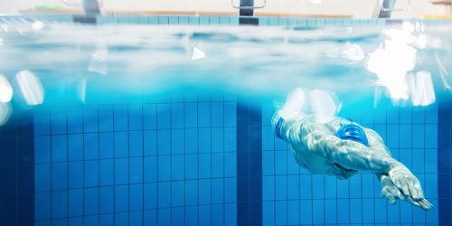 Photo © Bigstockphoto.com After two years, swimmers are back in the water at the new Wave Hotel to prepare for the upcoming provincial swim meet.