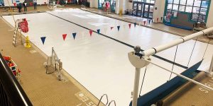 Photo courtesy Town of Ajax The city of Ajax has agreed to install a new energy-efficient, motorized pool cover at the Ajax Community Centre (ACC) to bring down heating costs and CO2 emissions. The cover will be used during the times when the pools are closed.